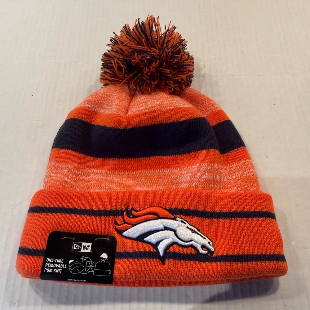 NEW Unisex Broncos Pom Knit Hat